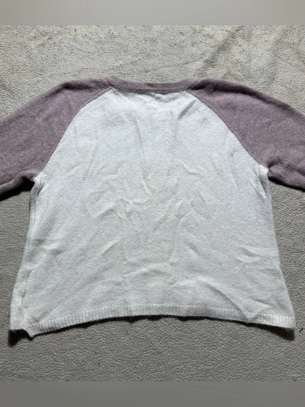 Madewell‎ Sweater Womens Large Colorblock Alpaca Wool Blend Knit Pullover Crew